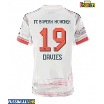 Bayern Munich Alphonso Davies #19 Auswärtstrikot Frauen 2025-26 Kurzarm